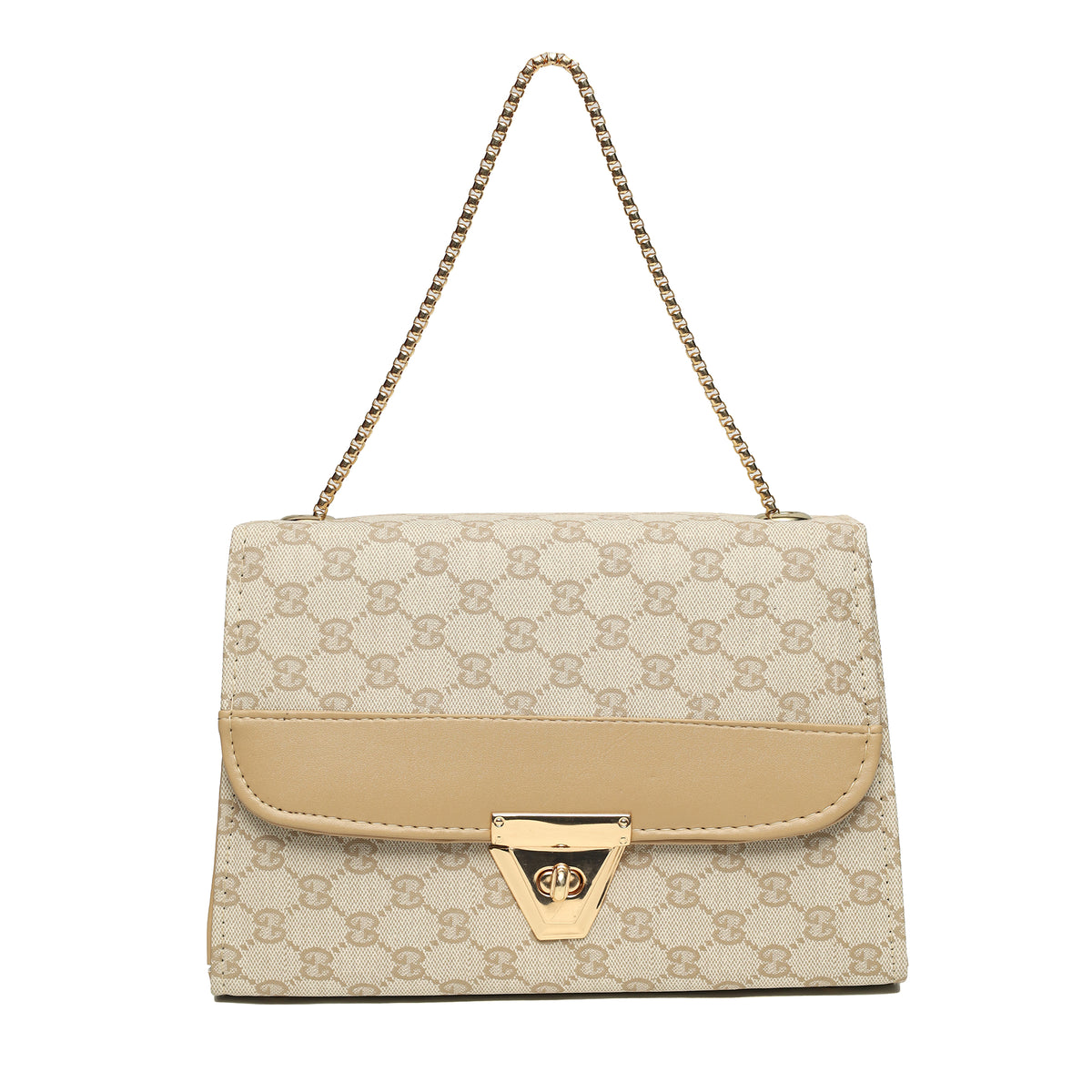 CG Box – Printed Chain Crossbody Handbag