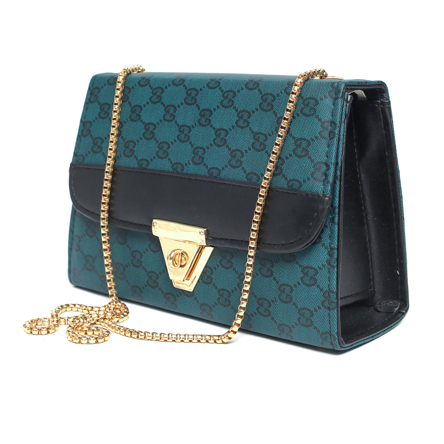 CG Box – Printed Chain Crossbody Handbag