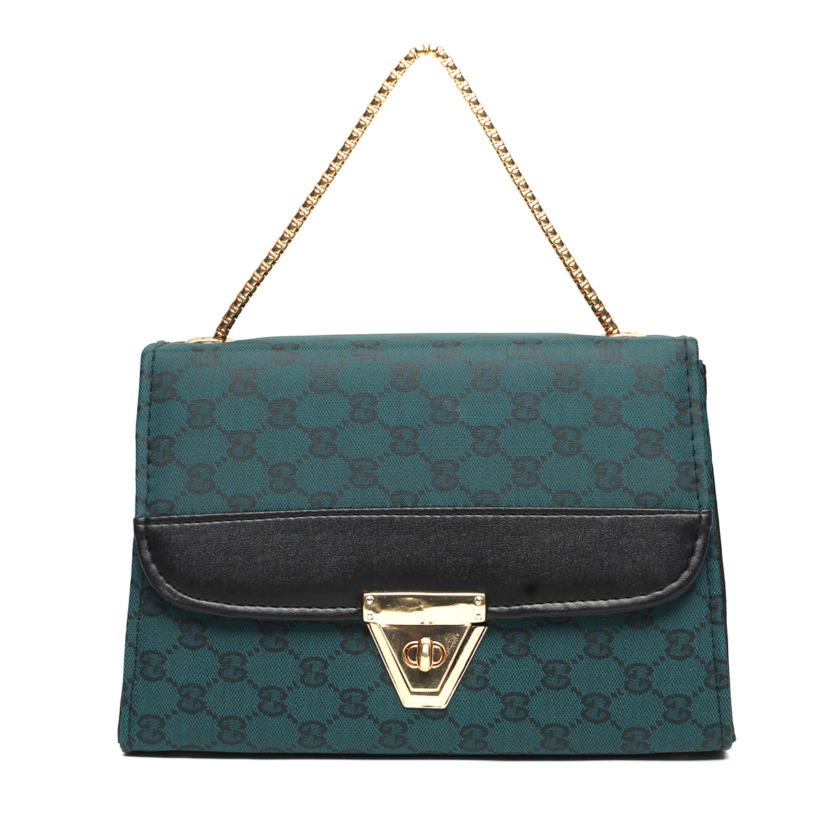 CG Box – Printed Chain Crossbody Handbag