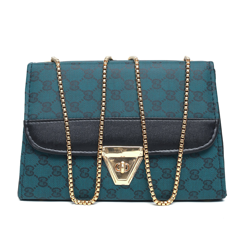 CG Box – Printed Chain Crossbody Handbag