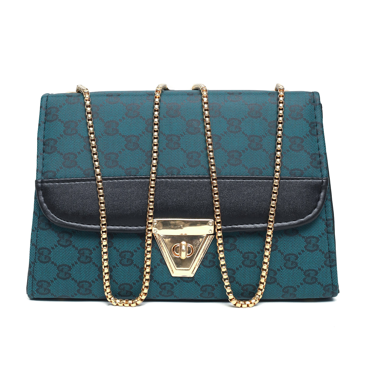 CG Box – Printed Chain Crossbody Handbag
