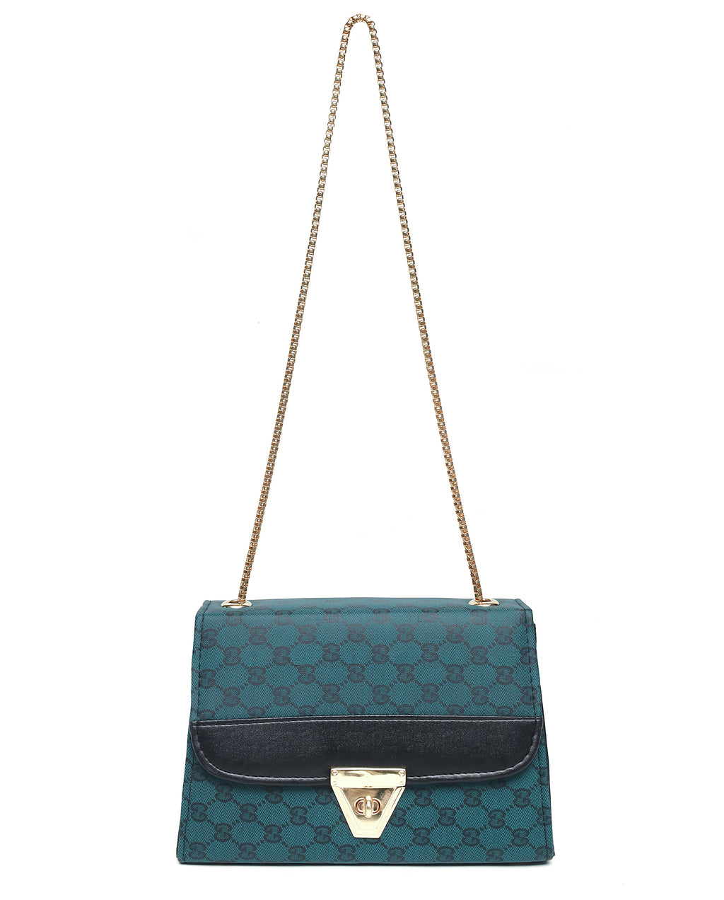 CG Box – Printed Chain Crossbody Handbag