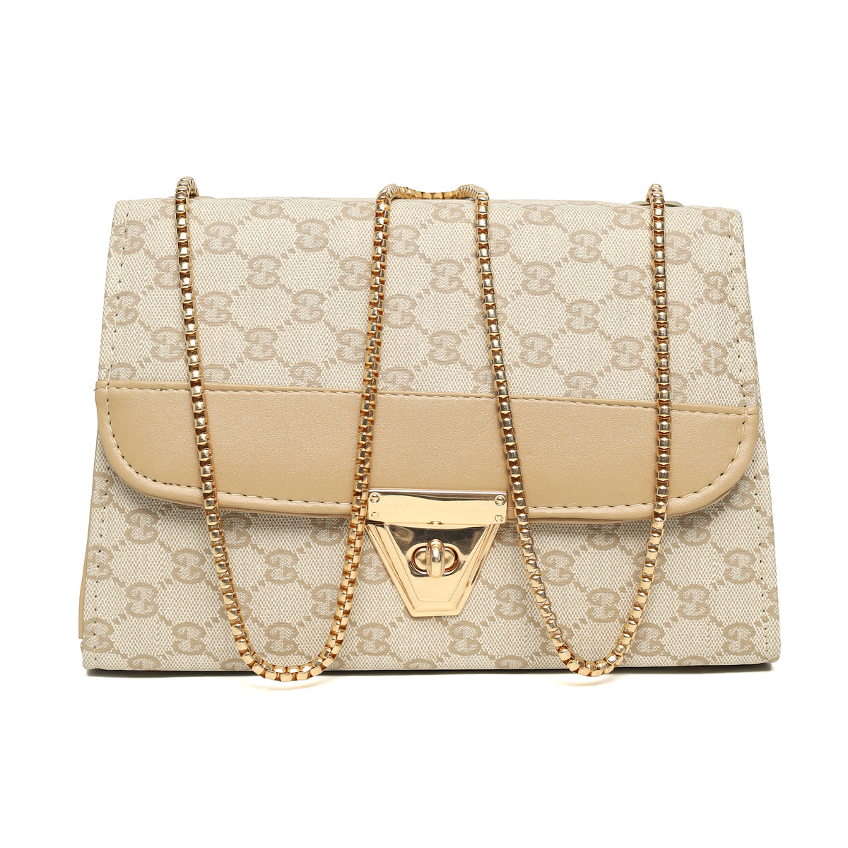 CG Box – Printed Chain Crossbody Handbag
