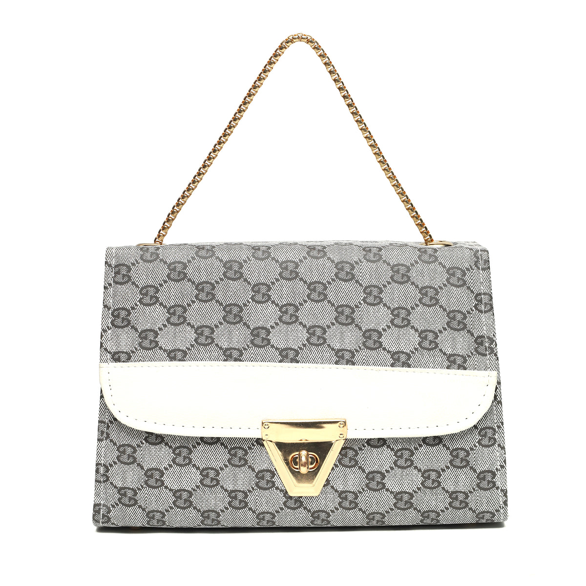 CG Box – Printed Chain Crossbody Handbag