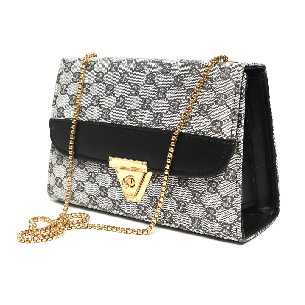 CG Box – Printed Chain Crossbody Handbag