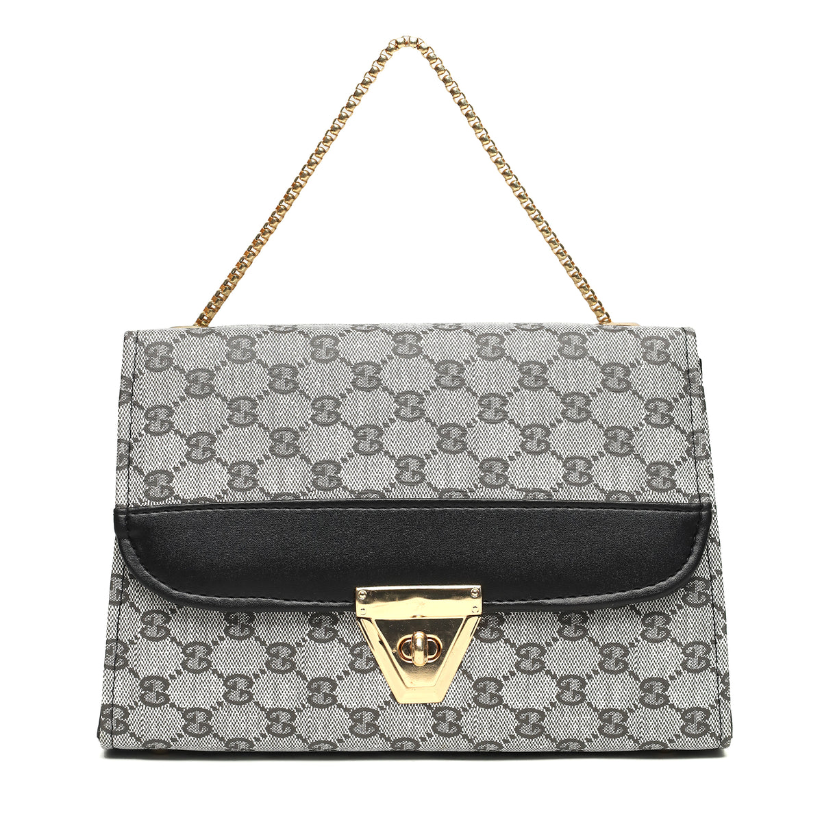 CG Box – Printed Chain Crossbody Handbag