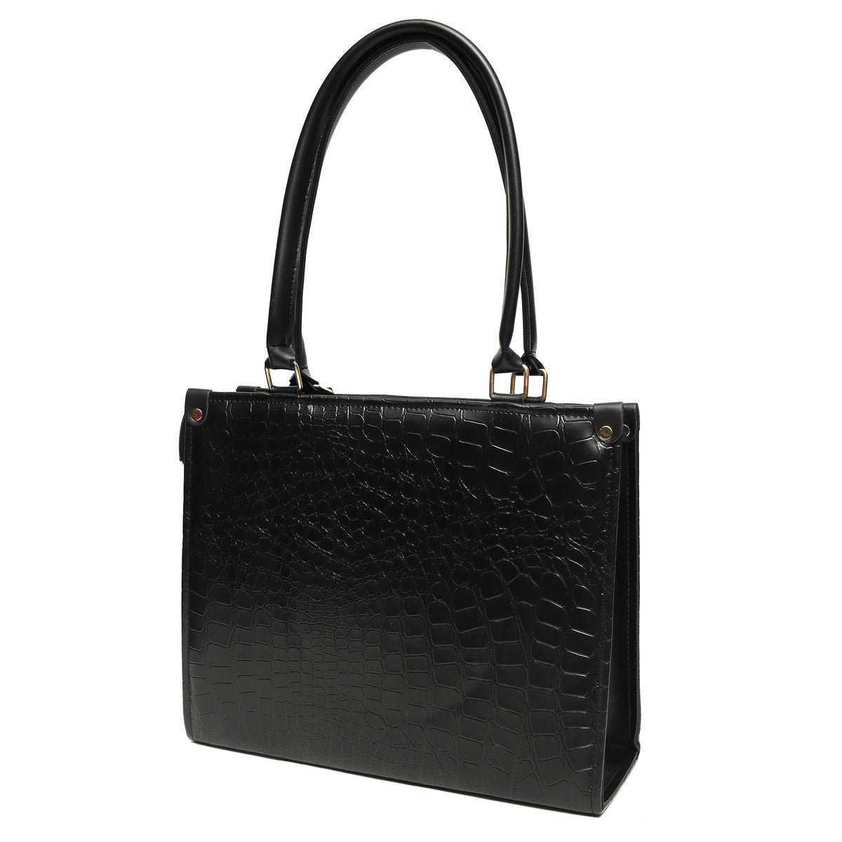 Crocodile Box – Women’s Croc Textured Shoulder Bag