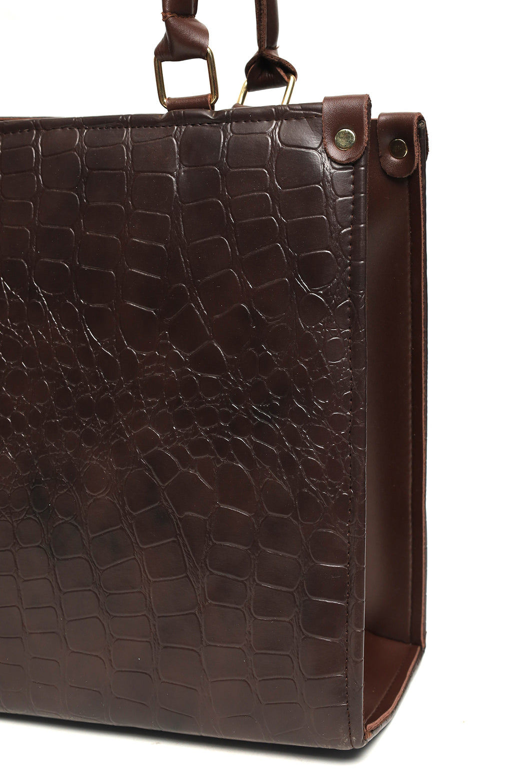 Crocodile Box – Women’s Croc Textured Shoulder Bag