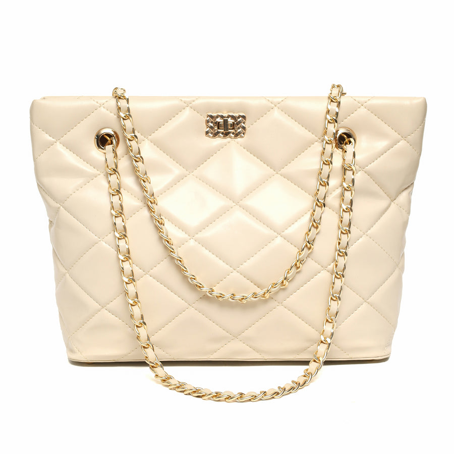 Cross Stitch Handbag - Quilted Shoulder Bag