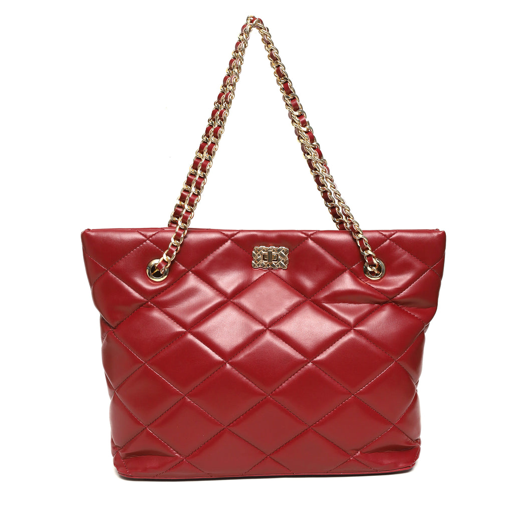 Cross Stitch Handbag - Quilted Shoulder Bag