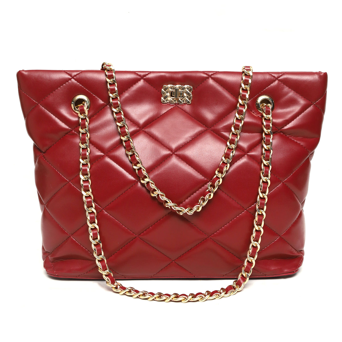 Cross Stitch Handbag - Quilted Shoulder Bag