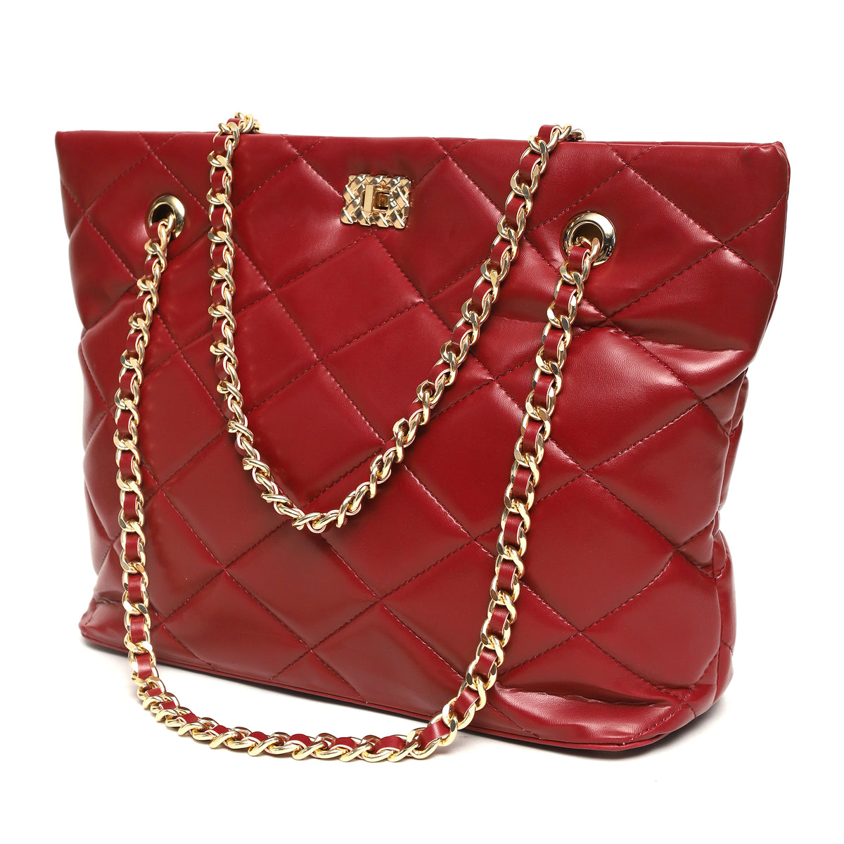 Cross Stitch Handbag - Quilted Shoulder Bag