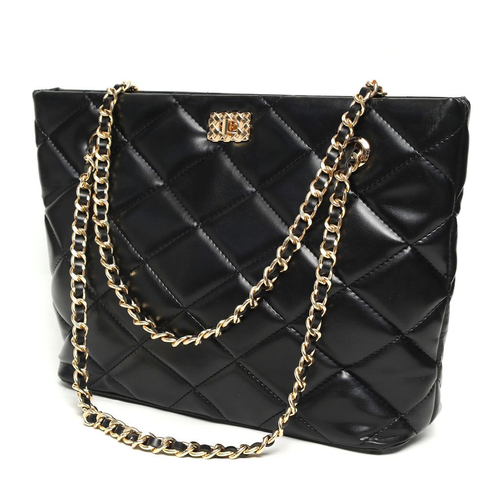 Cross Stitch Handbag - Quilted Shoulder Bag