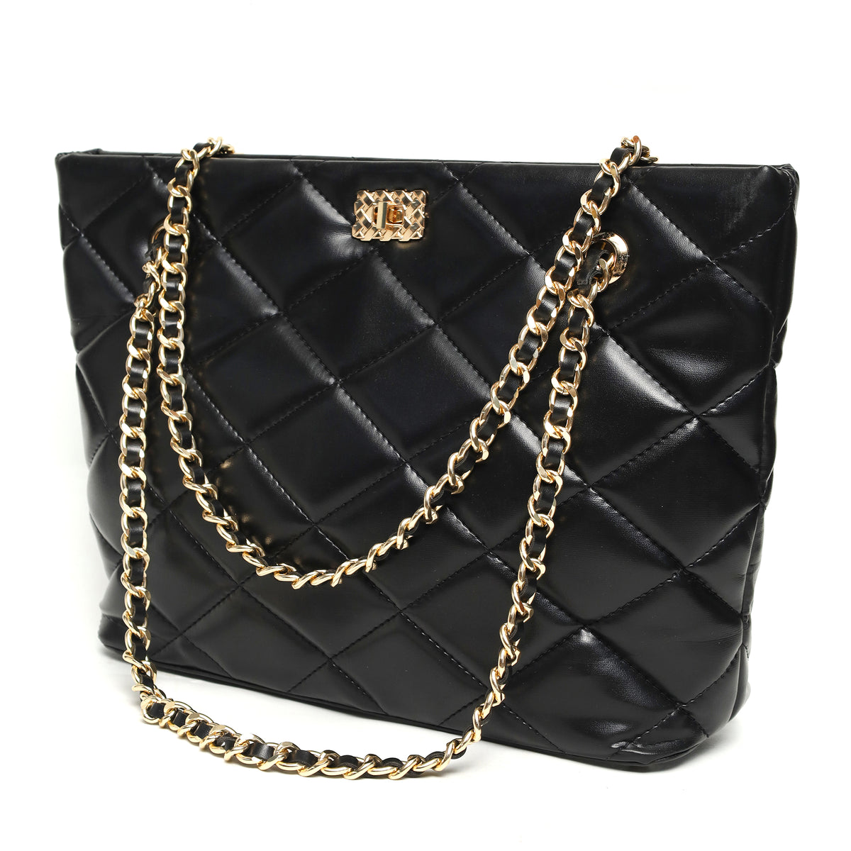 Cross Stitch Handbag - Quilted Shoulder Bag