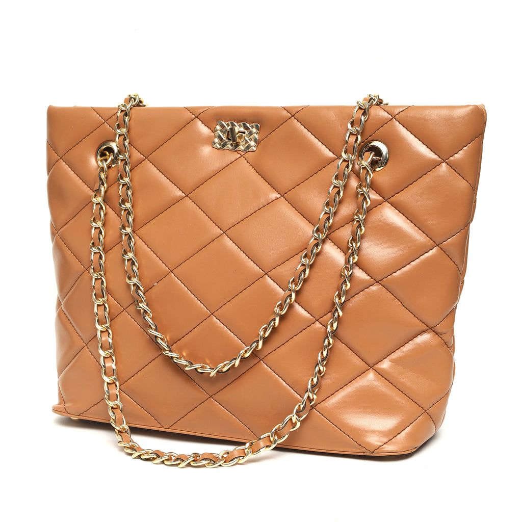 Cross Stitch Handbag - Quilted Shoulder Bag