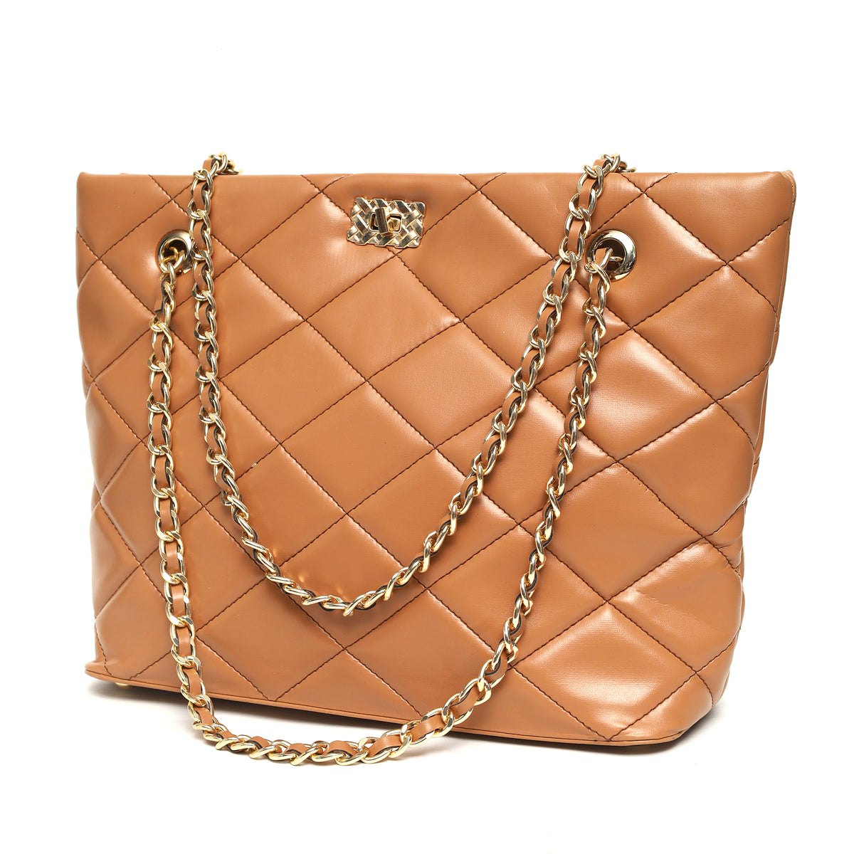 Cross Stitch Handbag - Quilted Shoulder Bag