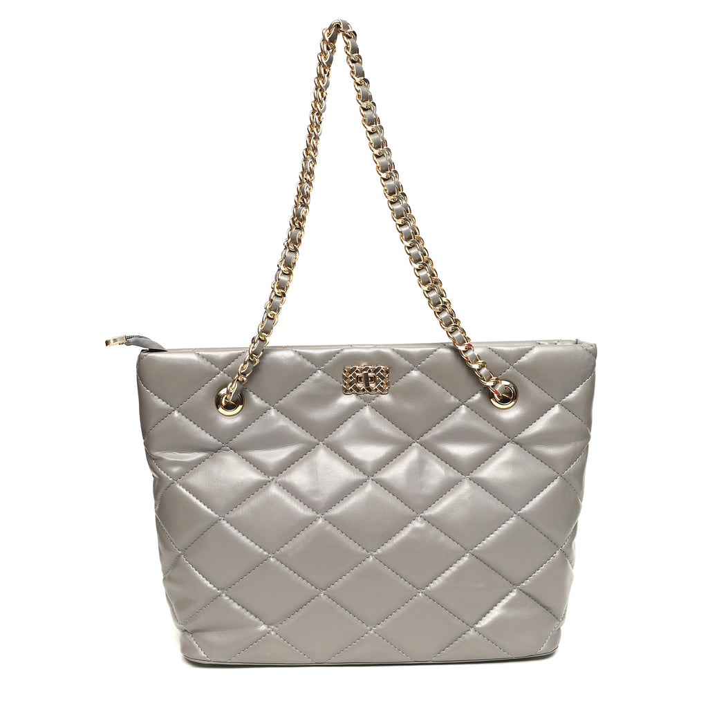 Cross Stitch Handbag - Quilted Shoulder Bag