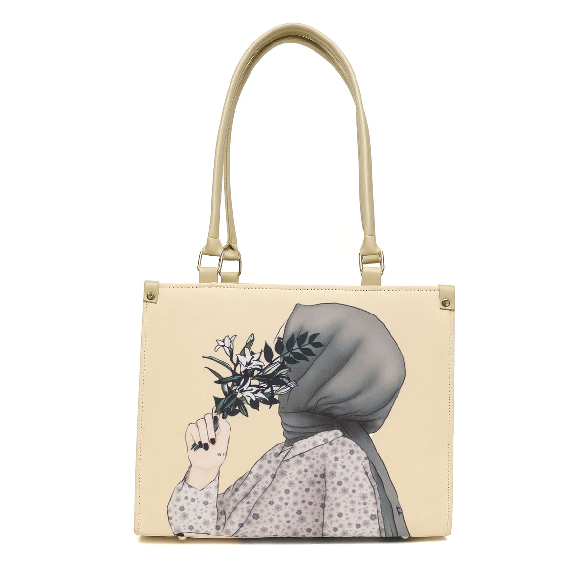 Hijab Bag – Printed Shoulder Tote Bag for Women