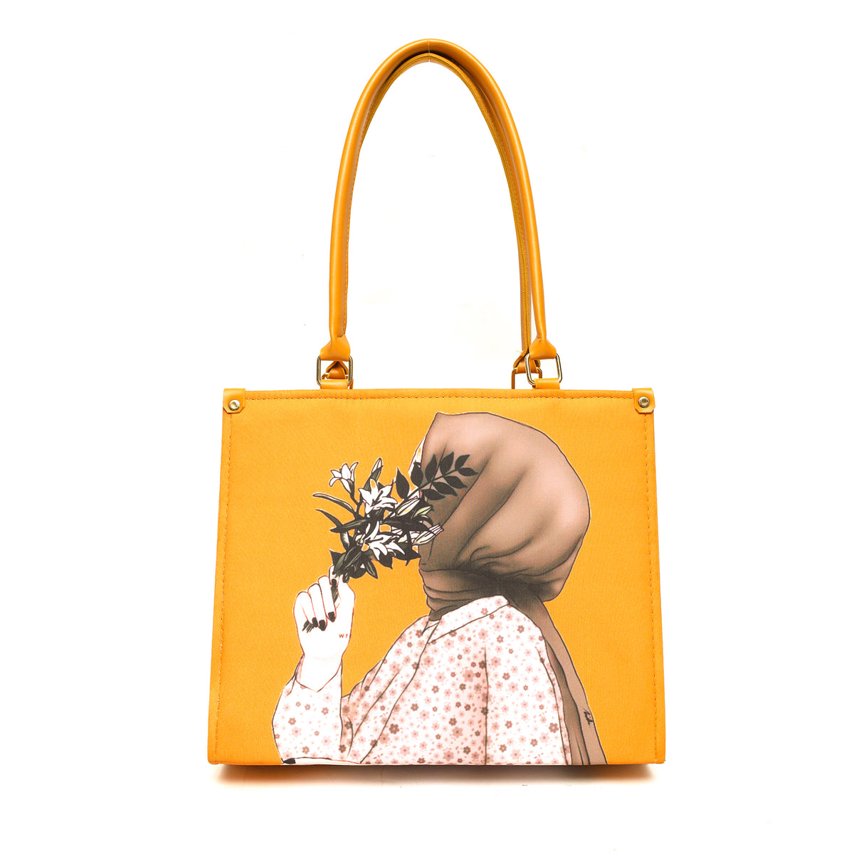Hijab Bag – Printed Shoulder Tote Bag for Women