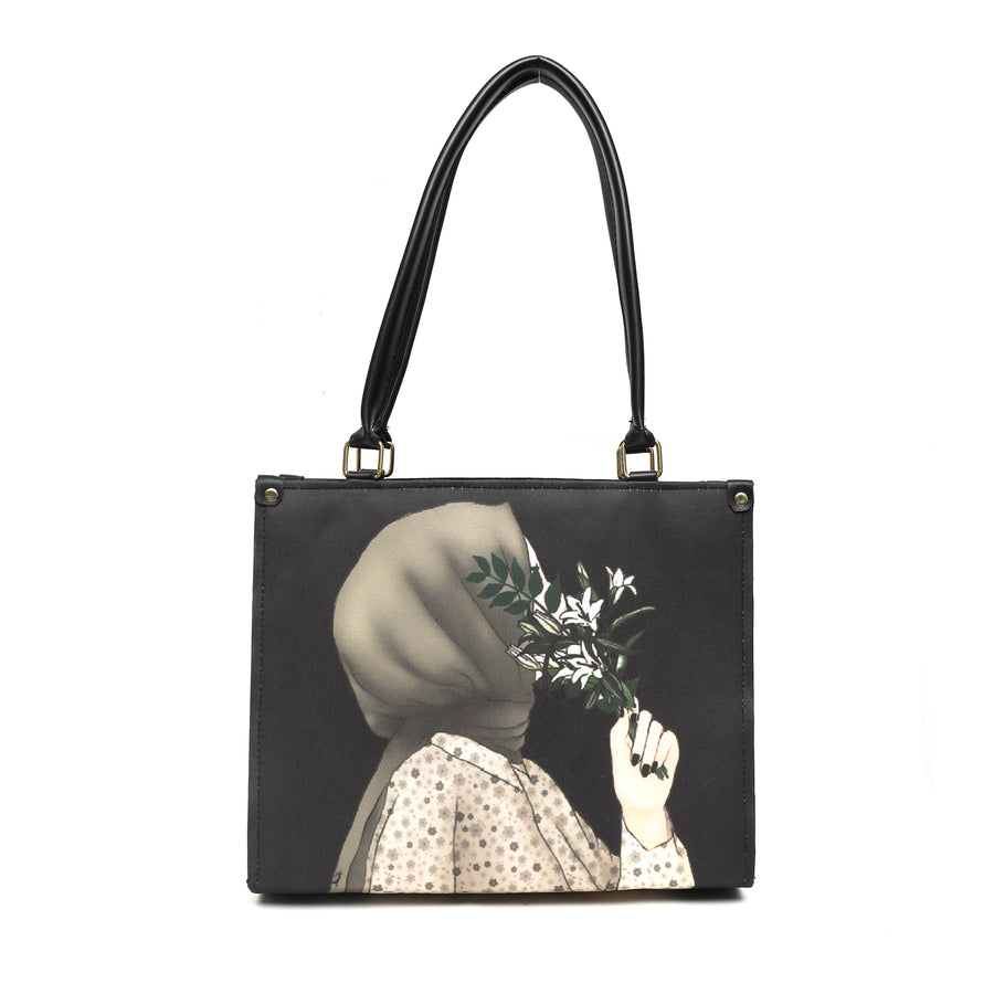 Hijab Bag – Printed Shoulder Tote Bag for Women