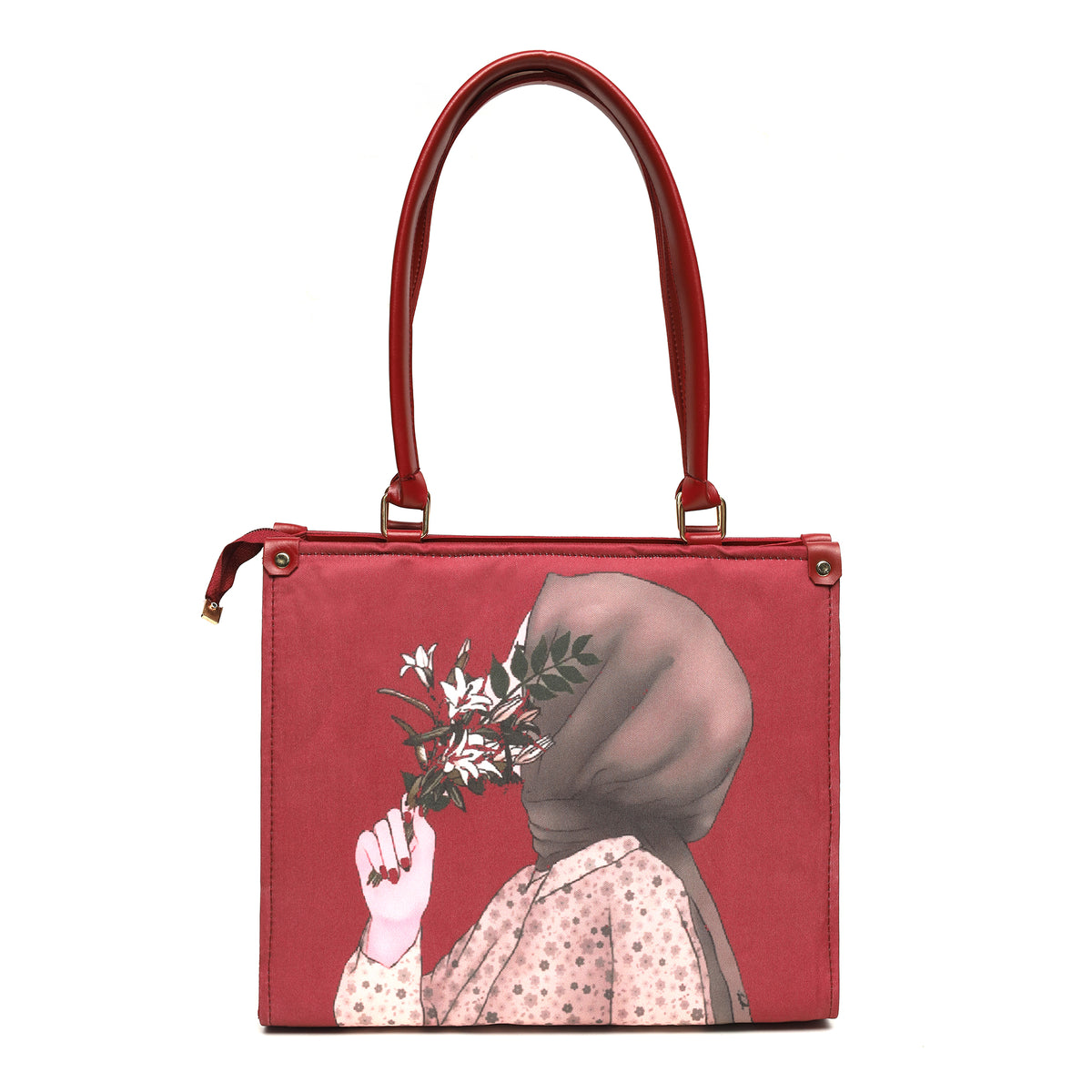 Hijab Bag – Printed Shoulder Tote Bag for Women
