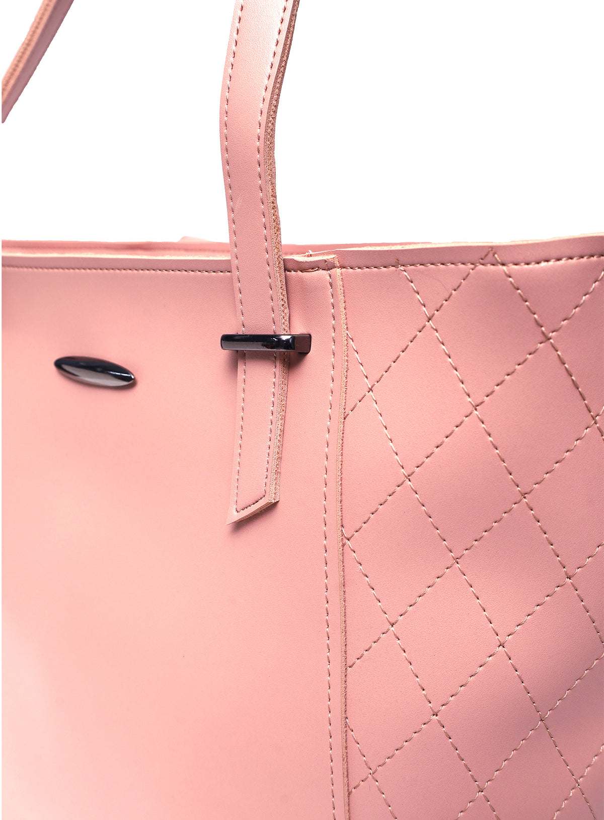 M3 Women’s Handbag – Quilted Tote Bag with Shoulder Handles
