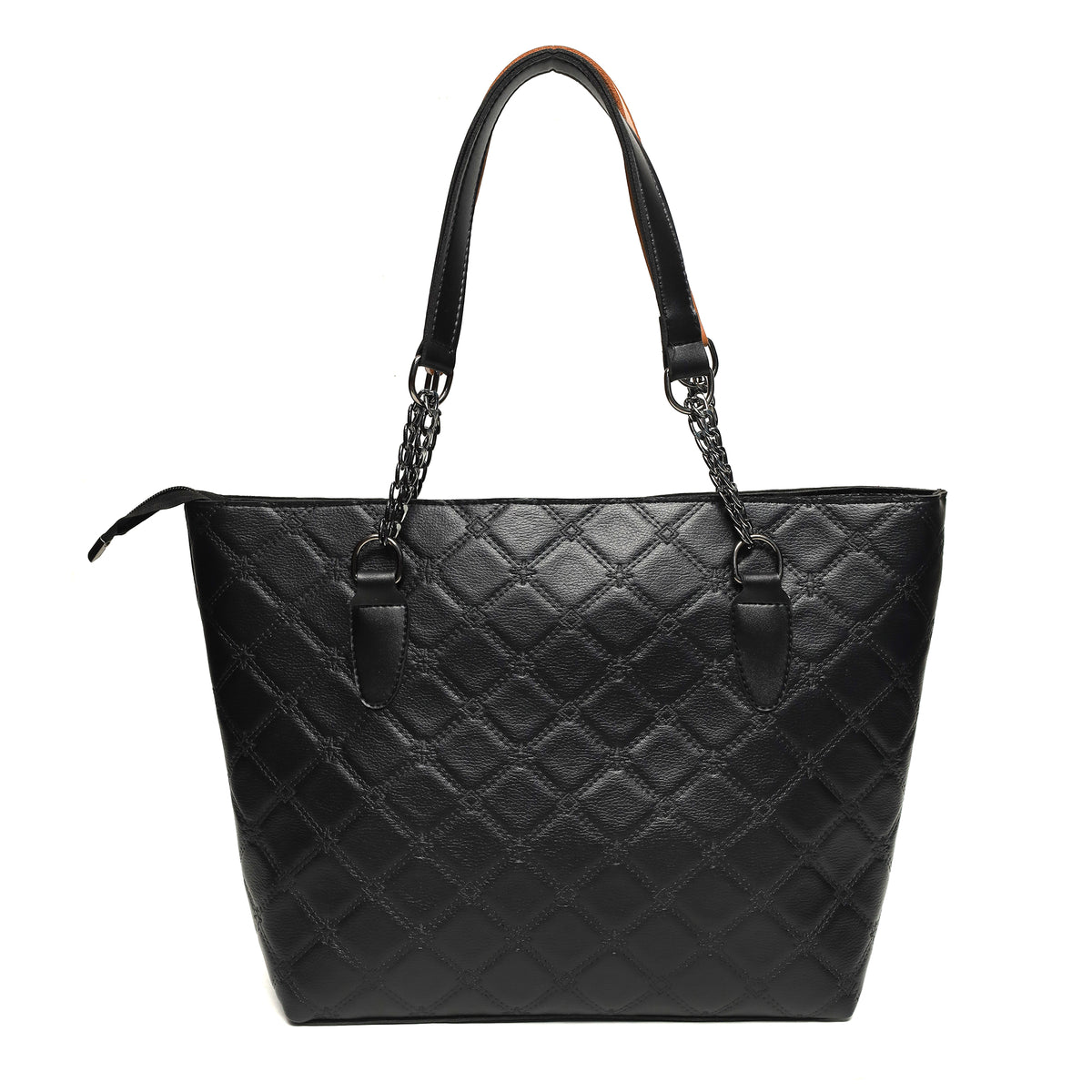 Dual Strap Handbag – Quilted Tote Bag