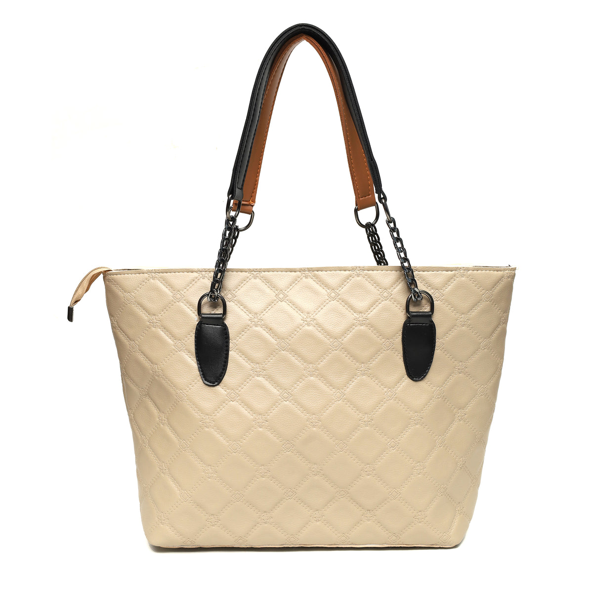Dual Strap Handbag – Quilted Tote Bag