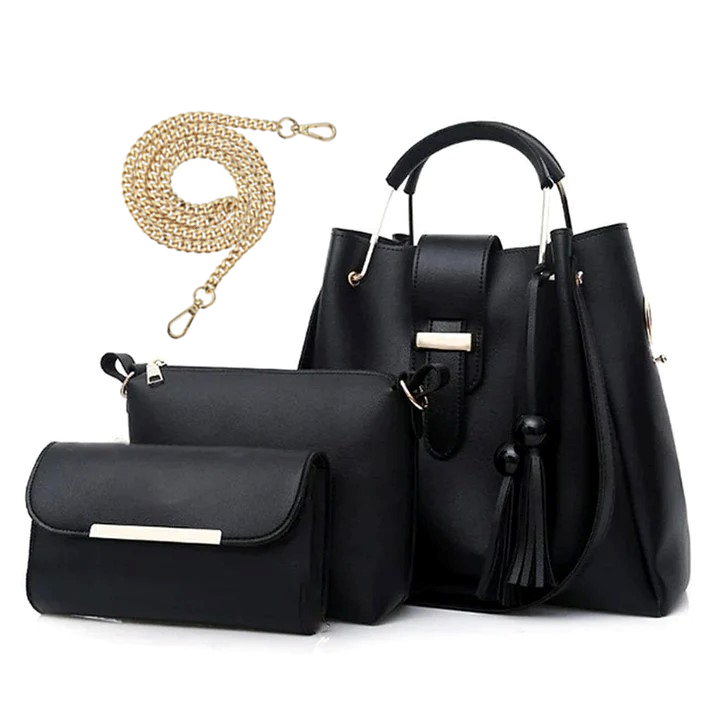 3 Pcs Alexa Handbag with Crossbody & Wallet