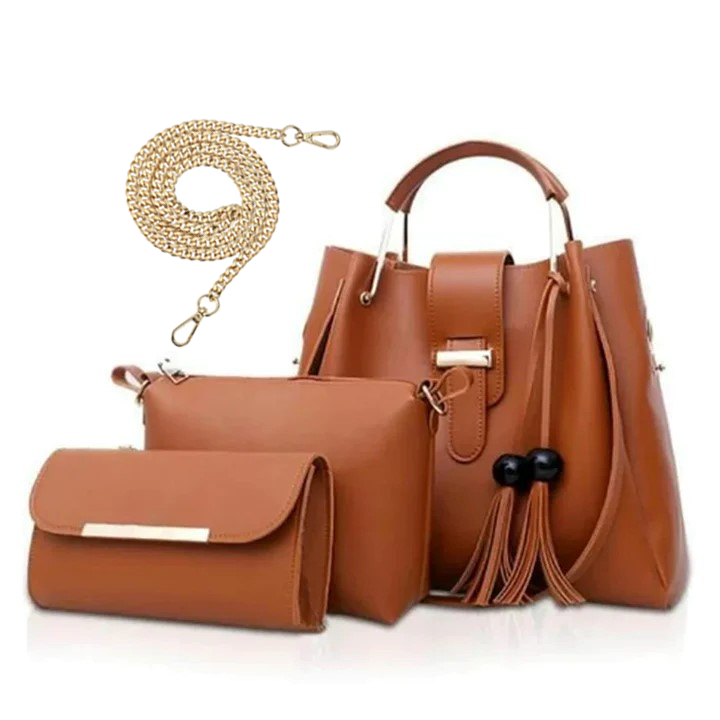 3 Pcs Alexa Handbag with Crossbody & Wallet